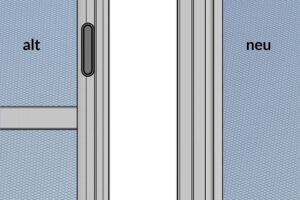 Flylock Schiebeanlage Griffprofil neu